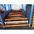 Prefabricated Steel Structure Customized Push Back Warehouse Rack